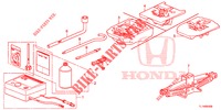 WERKZEUGE/WAGENHEBER  für Honda ACCORD DIESEL 2.2 LUXURY 4 Türen 5 gang automatikgetriebe 2014