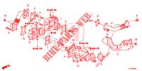 EGR STEUERVENTIL (DIESEL) für Honda ACCORD DIESEL 2.2 EXECUTIVE H 4 Türen 6 gang-Schaltgetriebe 2014