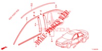 GRILL, VORNE/ZIERLEISTE  für Honda ACCORD DIESEL 2.2 EXECUTIVE H 4 Türen 6 gang-Schaltgetriebe 2014