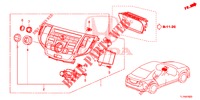MITTLERES MODUL (NAVIGATION) für Honda ACCORD DIESEL 2.2 EXECUTIVE H 4 Türen 6 gang-Schaltgetriebe 2014