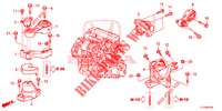 MOTORBEFESTIGUNGEN (DIESEL) (MT) für Honda ACCORD DIESEL 2.2 EXECUTIVE H 4 Türen 6 gang-Schaltgetriebe 2014