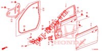 TUERTAFELN, VORNE(2D)  für Honda ACCORD DIESEL 2.2 EXECUTIVE H 4 Türen 6 gang-Schaltgetriebe 2014