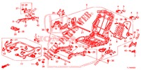 VORNE SITZKOMPONENTEN (D.) (SIEGE ENTIEREMENT MOTORISE) für Honda ACCORD DIESEL 2.2 EXECUTIVE H 4 Türen 6 gang-Schaltgetriebe 2014