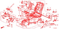 VORNE SITZKOMPONENTEN (G.) (SIEGE ENTIEREMENT MOTORISE) (2) für Honda ACCORD DIESEL 2.2 EXECUTIVE H 4 Türen 6 gang-Schaltgetriebe 2014
