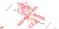 AUSPUFFKRUEMMER (DIESEL) für Honda ACCORD DIESEL 2.2 S 4 Türen 6 gang-Schaltgetriebe 2014