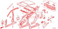 AUSSENBLECHE/TAFEL, HINTEN  für Honda ACCORD DIESEL 2.2 S 4 Türen 6 gang-Schaltgetriebe 2014