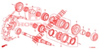 HAUPTWELLE (DIESEL) für Honda ACCORD DIESEL 2.2 S 4 Türen 6 gang-Schaltgetriebe 2014