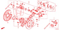 HINTERRADBREMSE (1) für Honda ACCORD DIESEL 2.2 S 4 Türen 6 gang-Schaltgetriebe 2014