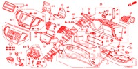 INSTRUMENT, ZIERSTUECK (COTE DE PASSAGER) (LH) für Honda ACCORD DIESEL 2.2 S 4 Türen 6 gang-Schaltgetriebe 2014