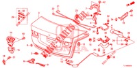 KOFFERRAUMDECKEL(4D)  für Honda ACCORD DIESEL 2.2 S 4 Türen 6 gang-Schaltgetriebe 2014