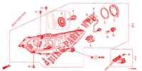 SCHEINWERFER  für Honda ACCORD DIESEL 2.2 S 4 Türen 6 gang-Schaltgetriebe 2014