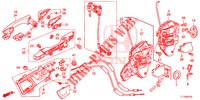 TUERSCHLOESSER, VORNE/AEUSSERER GRIFF  für Honda ACCORD DIESEL 2.2 S 4 Türen 6 gang-Schaltgetriebe 2014