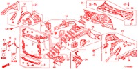VORDERE TRENNWAND/STIRNWAND  für Honda ACCORD DIESEL 2.2 S 4 Türen 6 gang-Schaltgetriebe 2014