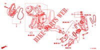WASSERPUMPE/THERMOSTAT (DIESEL) für Honda ACCORD DIESEL 2.2 S 4 Türen 6 gang-Schaltgetriebe 2014