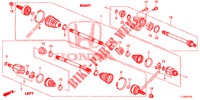 ANTRIEBSWELLE, VORNE/HALBWELLE (DIESEL) für Honda ACCORD DIESEL 2.2 S 4 Türen 5 gang automatikgetriebe 2014