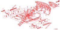 BODENMATTE/ISOLATOR  für Honda ACCORD DIESEL 2.2 S 4 Türen 5 gang automatikgetriebe 2014