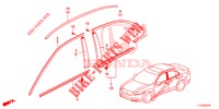 GRILL, VORNE/ZIERLEISTE  für Honda ACCORD DIESEL 2.2 S 4 Türen 5 gang automatikgetriebe 2014