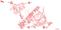 GUMMITUELLE (ARRIERE) für Honda ACCORD DIESEL 2.2 S 4 Türen 5 gang automatikgetriebe 2014