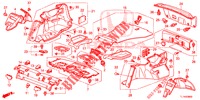 HINTERE ABLAGE/SEITENVERKLEIDUNG (4D)  für Honda ACCORD DIESEL 2.2 S 4 Türen 5 gang automatikgetriebe 2014