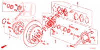 HINTERRADBREMSE (2) für Honda ACCORD DIESEL 2.2 S 4 Türen 5 gang automatikgetriebe 2014