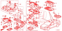 INNENLEUCHTE (2) für Honda ACCORD DIESEL 2.2 S 4 Türen 5 gang automatikgetriebe 2014