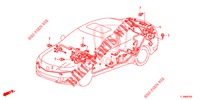 KABELBAUM (2) (LH) für Honda ACCORD DIESEL 2.2 S 4 Türen 5 gang automatikgetriebe 2014