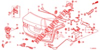 KOFFERRAUMDECKEL(4D)  für Honda ACCORD DIESEL 2.2 S 4 Türen 5 gang automatikgetriebe 2014
