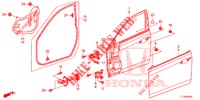 TUERTAFELN, VORNE(2D)  für Honda ACCORD DIESEL 2.2 S 4 Türen 5 gang automatikgetriebe 2014