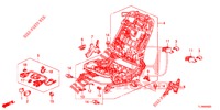 VORNE SITZKOMPONENTEN (D.) (SIEGE REGLAGE MANUEL) für Honda ACCORD DIESEL 2.2 S 4 Türen 5 gang automatikgetriebe 2014