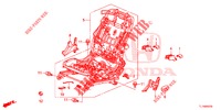 VORNE SITZKOMPONENTEN (G.) (SIEGE REGLAGE MANUEL) für Honda ACCORD DIESEL 2.2 S 4 Türen 5 gang automatikgetriebe 2014