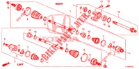 ANTRIEBSWELLE, VORNE/HALBWELLE (DIESEL) für Honda ACCORD DIESEL 2.2 SH 4 Türen 6 gang-Schaltgetriebe 2014