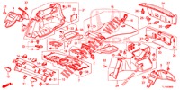 HINTERE ABLAGE/SEITENVERKLEIDUNG (4D)  für Honda ACCORD DIESEL 2.2 SH 4 Türen 6 gang-Schaltgetriebe 2014