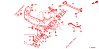 HINTERER STOSSFAENGER  für Honda ACCORD DIESEL 2.2 SH 4 Türen 6 gang-Schaltgetriebe 2014