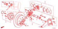 HINTERRADBREMSE (2) für Honda ACCORD DIESEL 2.2 SH 4 Türen 6 gang-Schaltgetriebe 2014