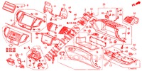 INSTRUMENT, ZIERSTUECK (COTE DE PASSAGER) (LH) für Honda ACCORD DIESEL 2.2 SH 4 Türen 6 gang-Schaltgetriebe 2014