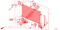 KLIMAANLAGE (CONDENSATEUR) (DIESEL) für Honda ACCORD DIESEL 2.2 SH 4 Türen 6 gang-Schaltgetriebe 2014