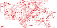 KLIMAANLAGE (FLEXIBLES/TUYAUX) (DIESEL) (LH) für Honda ACCORD DIESEL 2.2 SH 4 Türen 6 gang-Schaltgetriebe 2014