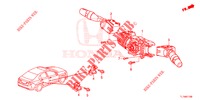 KOMBISCHALTER  für Honda ACCORD DIESEL 2.2 SH 4 Türen 6 gang-Schaltgetriebe 2014