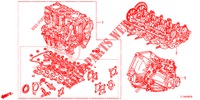 MOTOREINHEIT/GETRIEBE KOMPL. (DIESEL) für Honda ACCORD DIESEL 2.2 SH 4 Türen 6 gang-Schaltgetriebe 2014