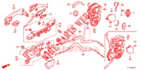 TUERSCHLOESSER, HINTEN/AEUSSERER GRIFF  für Honda ACCORD DIESEL 2.2 SH 4 Türen 6 gang-Schaltgetriebe 2014
