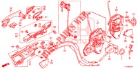 TUERSCHLOESSER, VORNE/AEUSSERER GRIFF  für Honda ACCORD DIESEL 2.2 SH 4 Türen 6 gang-Schaltgetriebe 2014