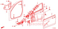 TUERTAFELN, VORNE(2D)  für Honda ACCORD DIESEL 2.2 SH 4 Türen 6 gang-Schaltgetriebe 2014