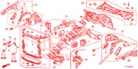 VORDERE TRENNWAND/STIRNWAND  für Honda ACCORD DIESEL 2.2 SH 4 Türen 6 gang-Schaltgetriebe 2014