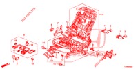 VORNE SITZKOMPONENTEN (D.) (SIEGE REGLAGE MANUEL) für Honda ACCORD DIESEL 2.2 SH 4 Türen 6 gang-Schaltgetriebe 2014