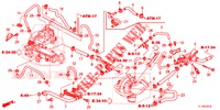 WASSERSCHLAUCH/HEIZUNGSSCHACHT (DIESEL) für Honda ACCORD DIESEL 2.2 SH 4 Türen 6 gang-Schaltgetriebe 2014