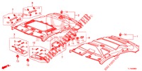 DACHVERKLEIDUNG  für Honda ACCORD 2.4 EXCLUSIVE 4 Türen 6 gang-Schaltgetriebe 2014