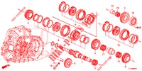 HAUPTWELLE  für Honda ACCORD 2.4 EXCLUSIVE 4 Türen 6 gang-Schaltgetriebe 2014