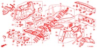 HINTERE ABLAGE/SEITENVERKLEIDUNG (4D)  für Honda ACCORD 2.4 EXCLUSIVE 4 Türen 6 gang-Schaltgetriebe 2014