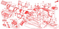 INSTRUMENT, ZIERSTUECK (COTE DE PASSAGER) (LH) für Honda ACCORD 2.4 EXCLUSIVE 4 Türen 6 gang-Schaltgetriebe 2014