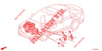 MOTORKABELBAUM, STREBE(1.7L)(RH)  für Honda ACCORD 2.4 EXCLUSIVE 4 Türen 6 gang-Schaltgetriebe 2014
